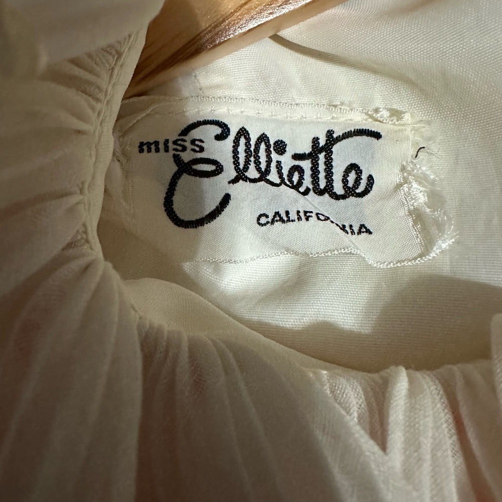 Miss Elliette Women Size M Victorian 1960’s Maxi Dress Peasant Cottagecore RARE - Picture 5 of 13
